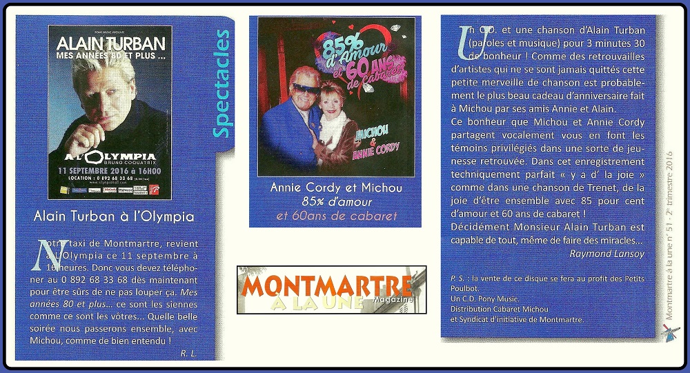 montmartre à la une